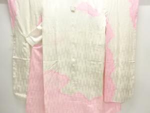 アンティーク　絞り雲模様振袖用長襦袢(刺繍衿付き)